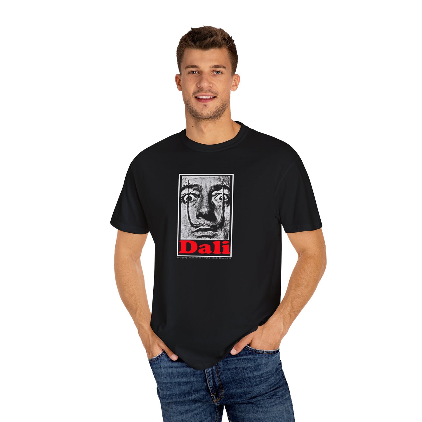 Dali Art Unisex Garment-Dyed T-Shirt - Artistic & Unique Design