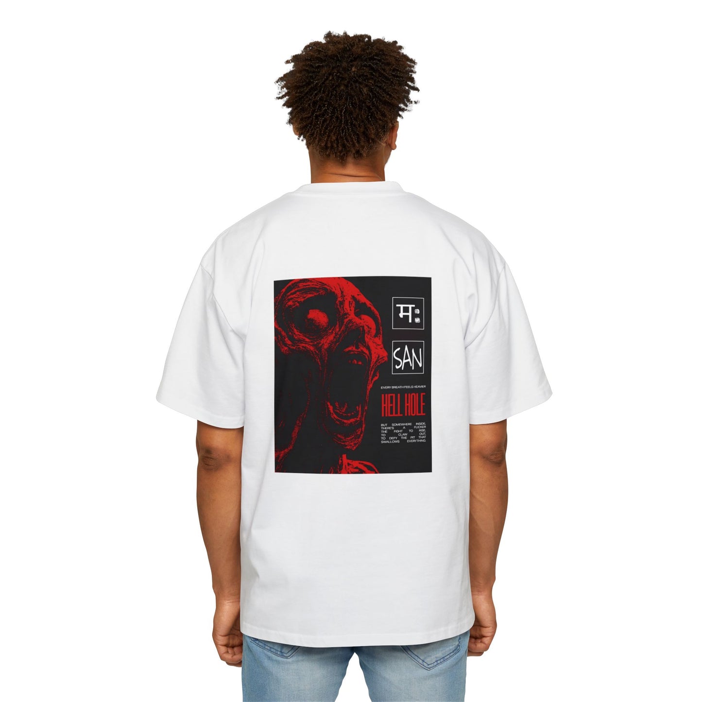 MA: SAN' Graphic Tee - Vintage Men's Heavy Oversized Tee