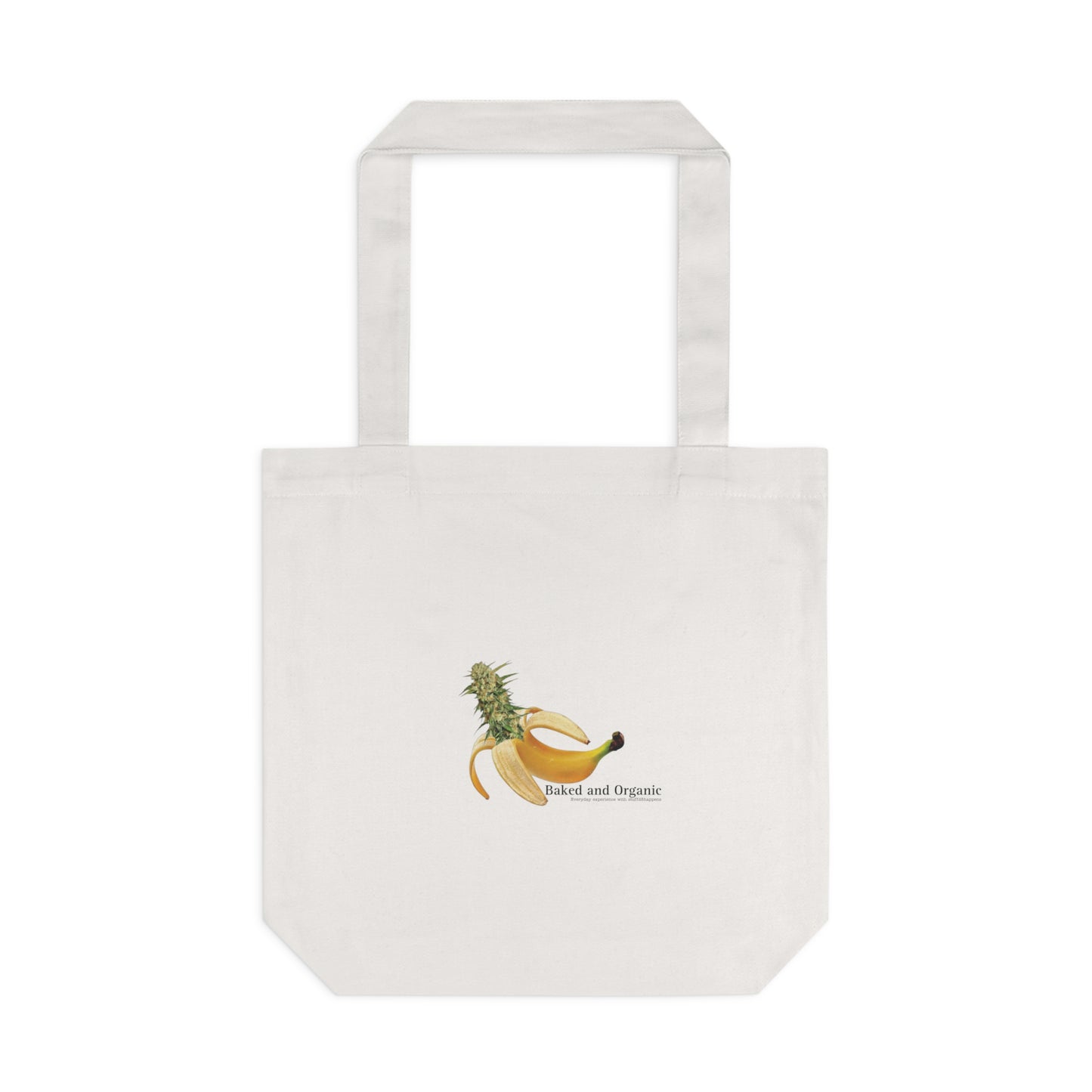 Baked and Organic Banana Tote Bag | Eco-Friendly Organic Cotton Shopping Bag