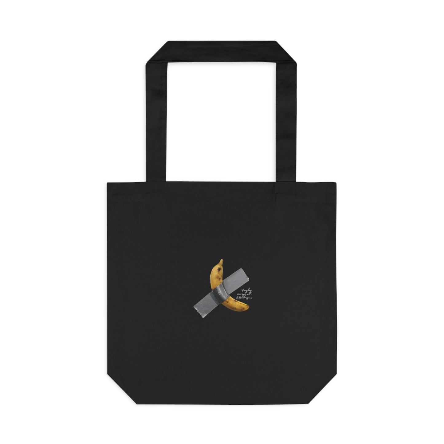 Taped Banana Cotton Tote Bag - Eco-Friendly Grocery & Beach Bag