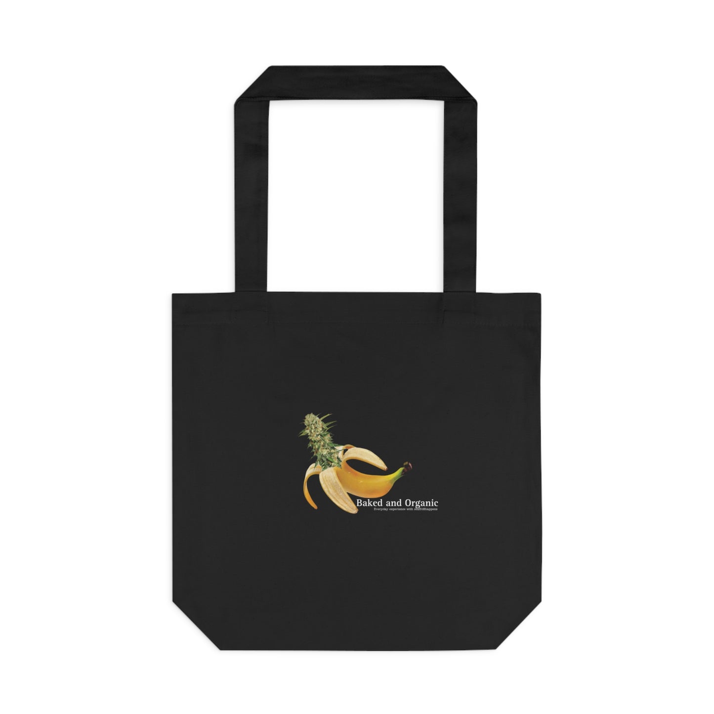 Baked and Organic Banana Tote Bag | Eco-Friendly Organic Cotton Shopping Bag